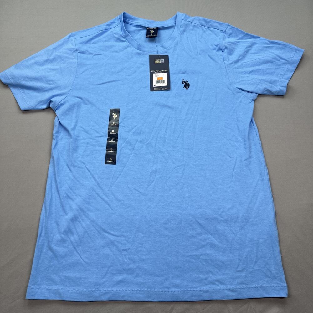 US Polo Assn Shirt Mens Small Blue Quiet Casual Preppy Tee